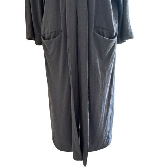 Aritzia Wilfred Free‎ Duster Sweater Open Cardigan Gray Knit Womens Size Medium - Picture 3 of 8